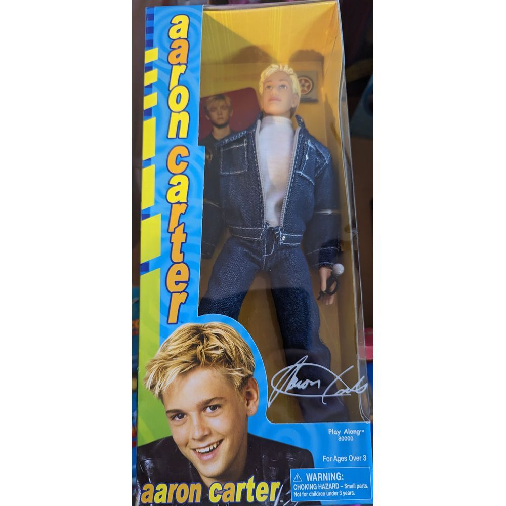 Aaron Carter Doll‎ 2001 Play Along in Original Box NIB